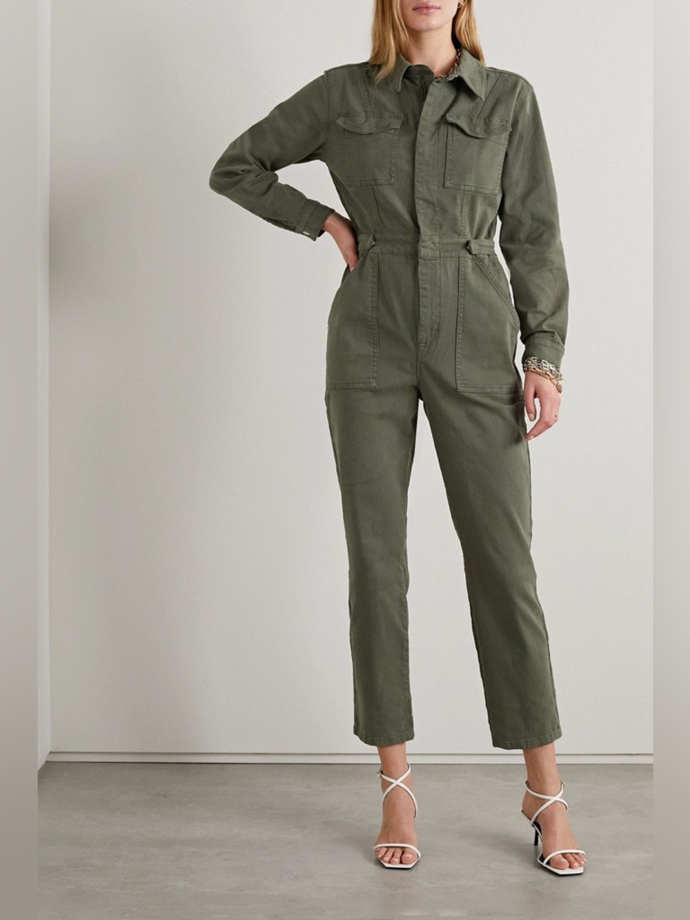 Good American long sleeve jumpsuit